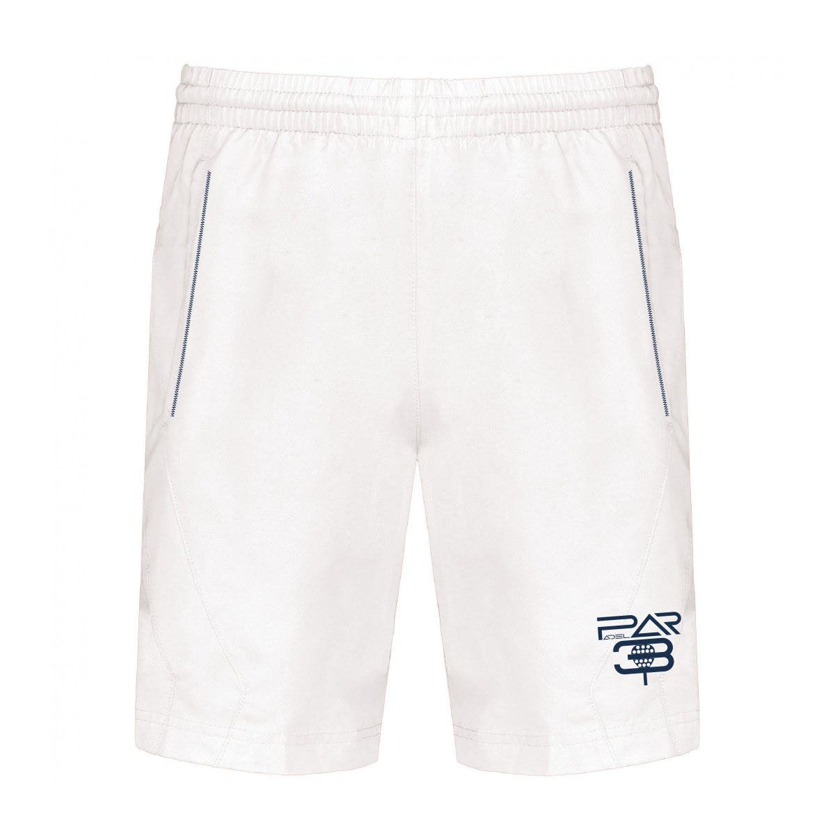 short-blanc-lob-homme-logo-vertical-marine-padel-par3